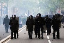 FRANCE-PARIS-PROTEST-LABOUR-DAY-LABOR-PROTEST-MACRON