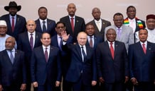Russian-President-with-African Leaders
