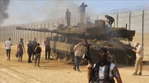 destroyed-Israeli-tank-in-gaza-palestine