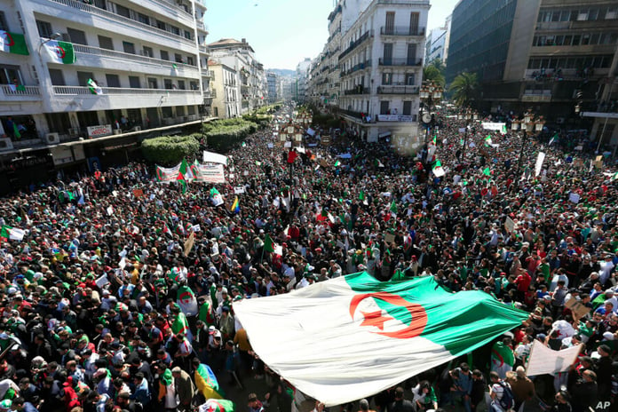 Algeria A grand 53rd Friday in Algiers during Hirak Movement scaled e1582320368664