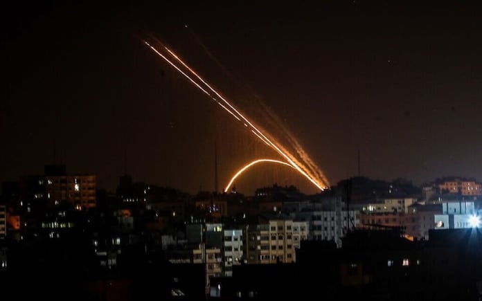 Two Mortar rockets and retaliation by IDF on Gaza Stip