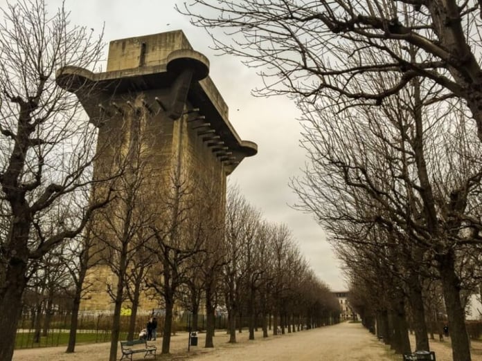 Vienna and the flak towers from the Third Reich