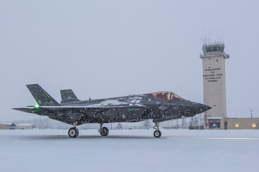 US Defence for Alaska against Russia f-35
