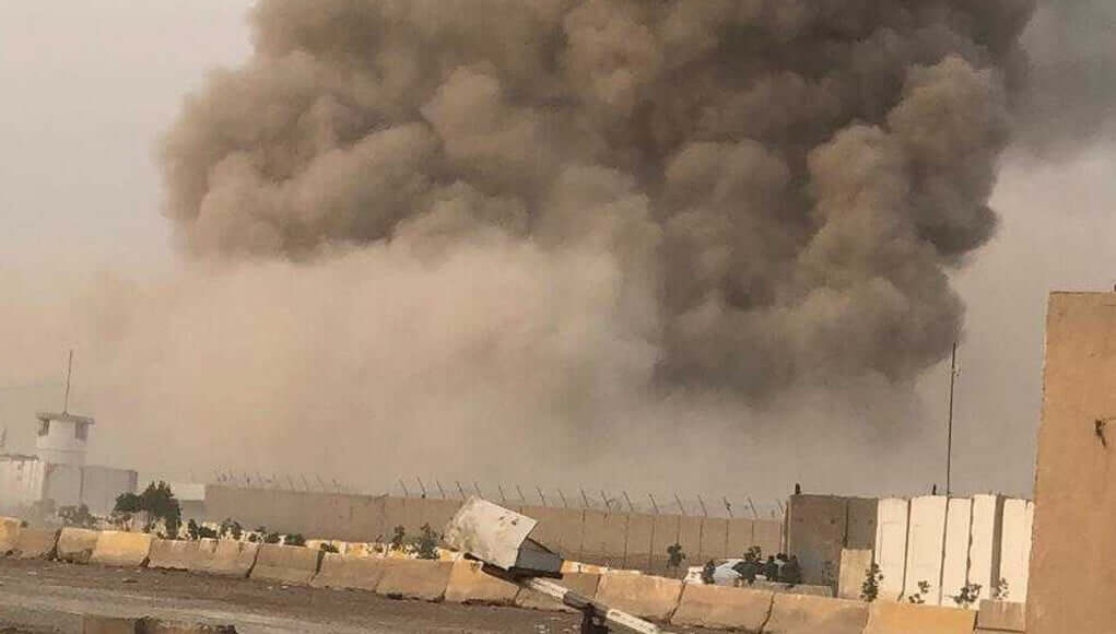 Baghdad heavy smoke fire, iraq news, middle east news, arab world, world news, breaking news, latest news; The Eastern Herald News