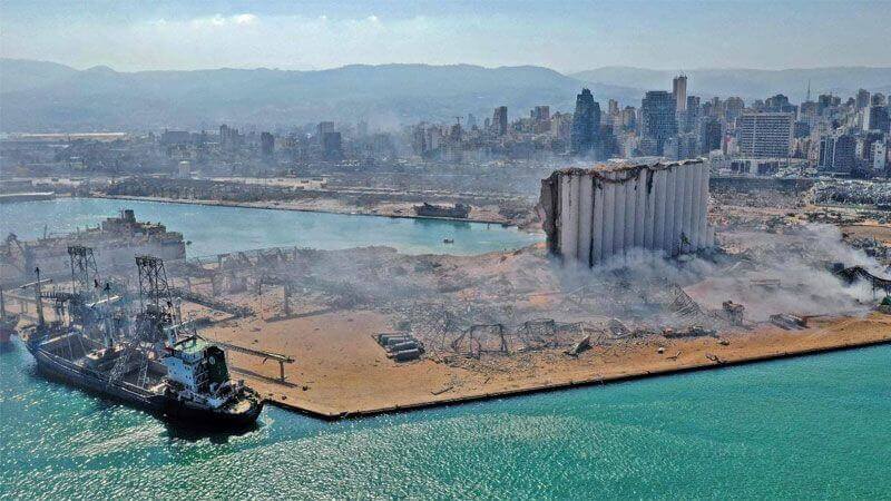 Lebanon Beirut Explosion real image of damage, terrorist attack on lebanon, Lebanon war