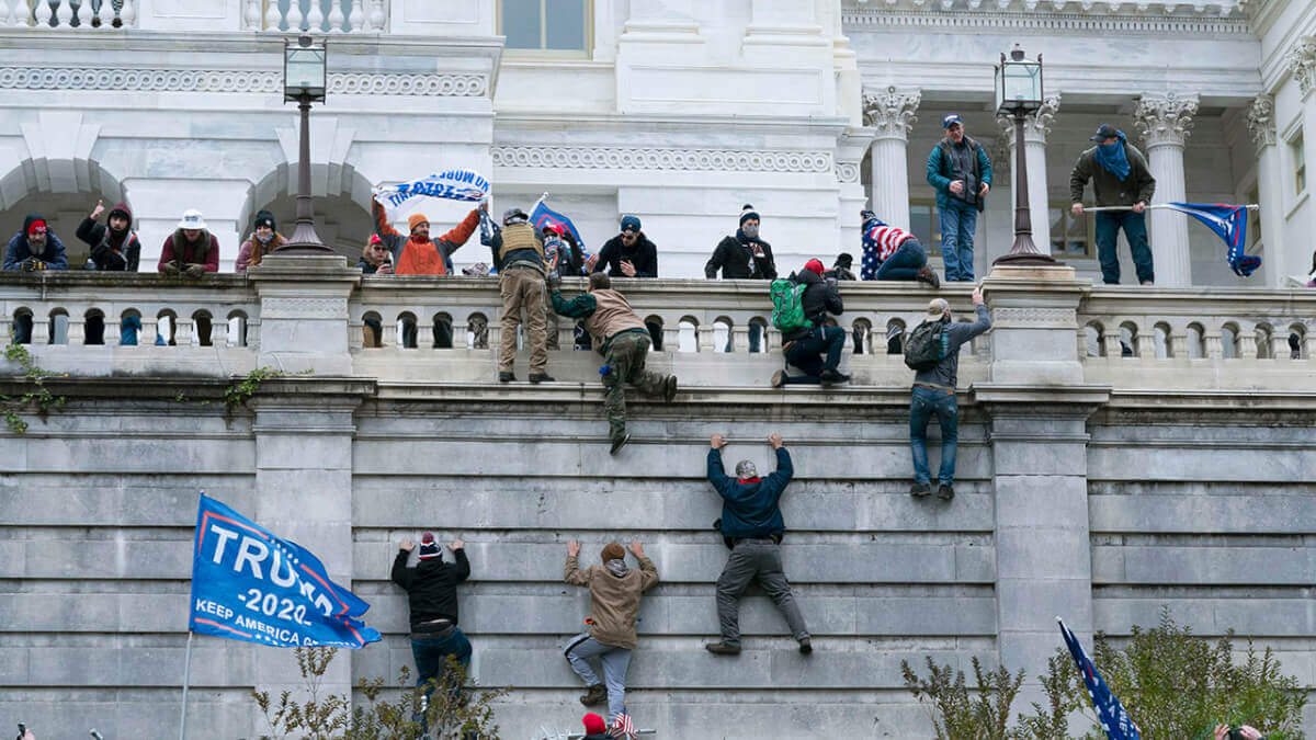 Participants in the storming of the Capitol identified as conspiracy theorists and nationalists