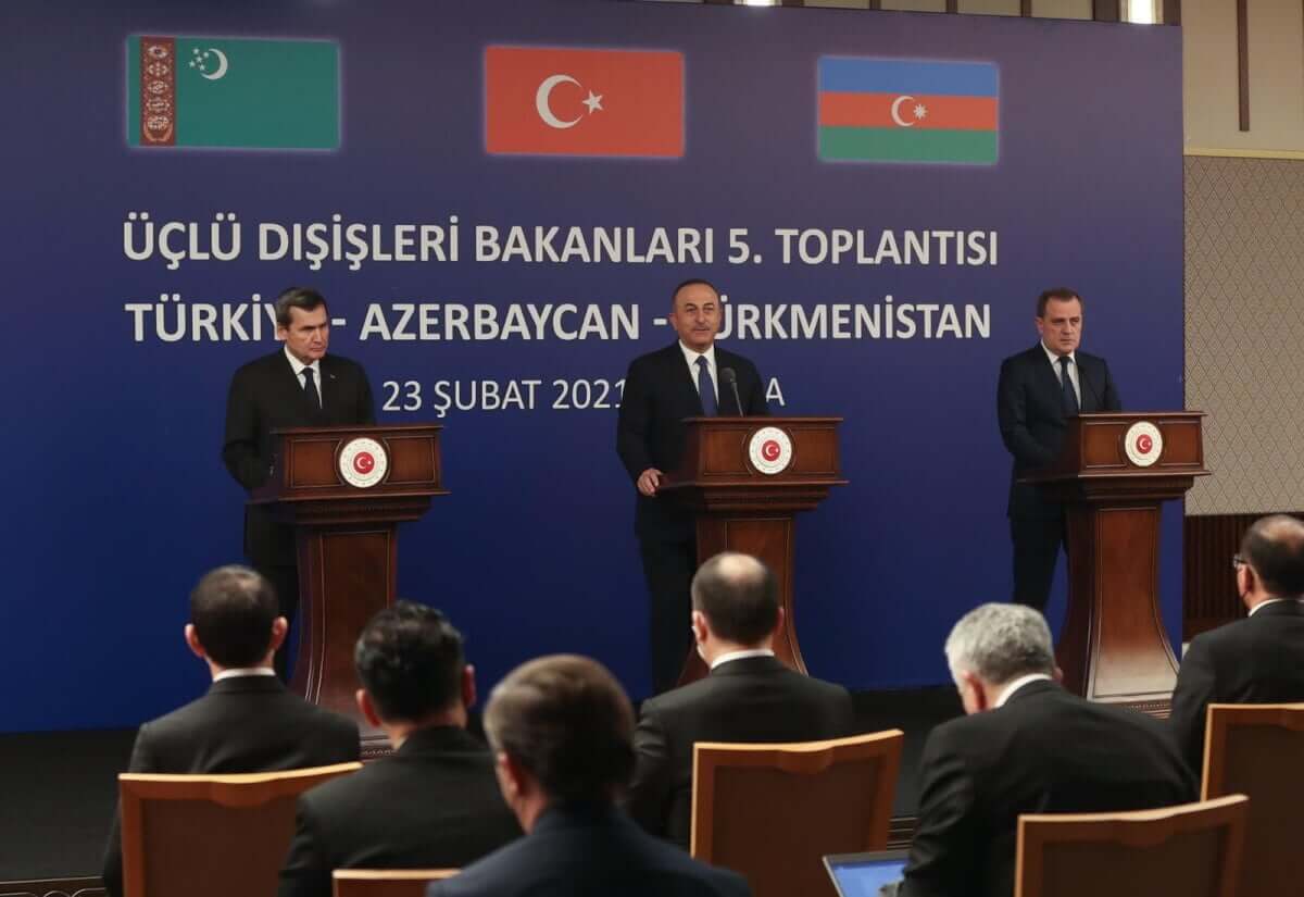 Meeting of the Foreign Ministers of Turkey, Azerbaijan and Turkmenistan