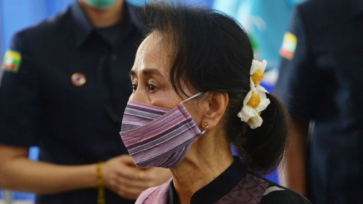 Military coup and aung san suu kyi arrested