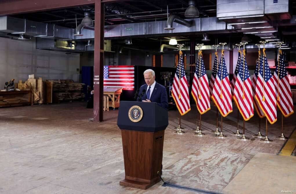 Biden officially announces his plan to improve US infrastructure