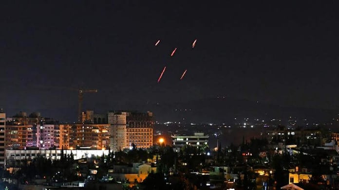 Israeli bombing targets regime points in Syria