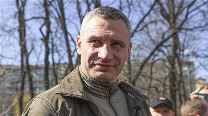  Kyiv Mayor Vitali Klitschko accused Russia of carrying out 