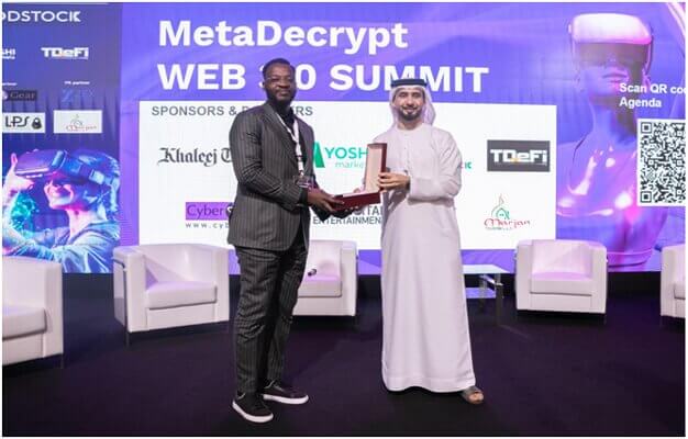 MetaDecrypt Summit 2022 Dubai Awards Teddy Pahagbhia