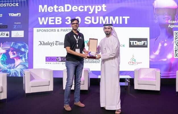 MetaDecrypt Summit 2022 Dubai Awards Woodstock Fund sponsor