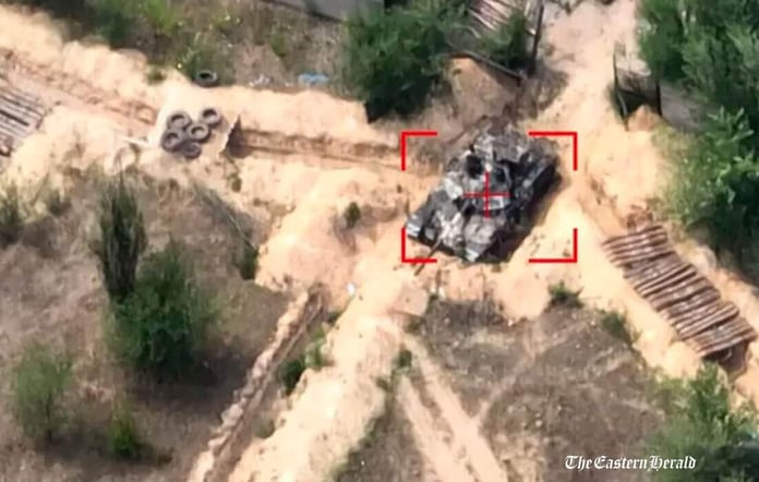This is the war with drones against the Russian forces