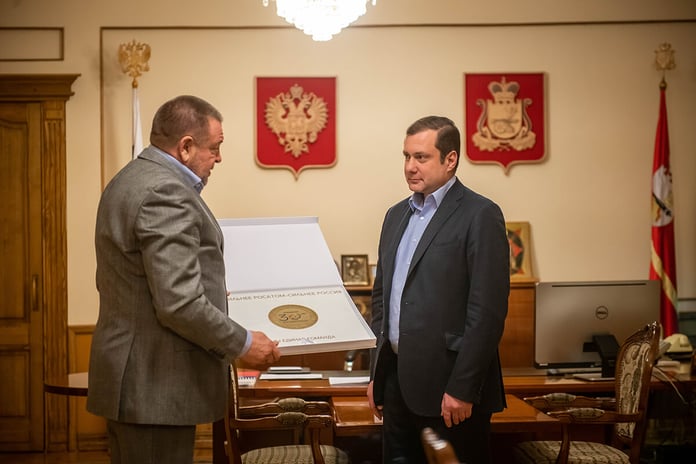 The head of the region met with the head of the regional basketball federation in Smolensk

