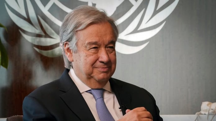 António Guterres on the war in Ukraine: 