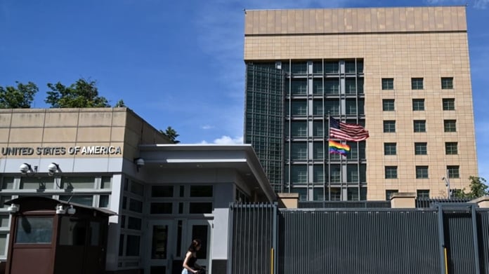 The State Department confirmed that the US Embassy received a note from the Russian Foreign Ministry

