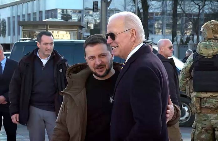 Biden received guarantees from Russia ahead of Kyiv visit


