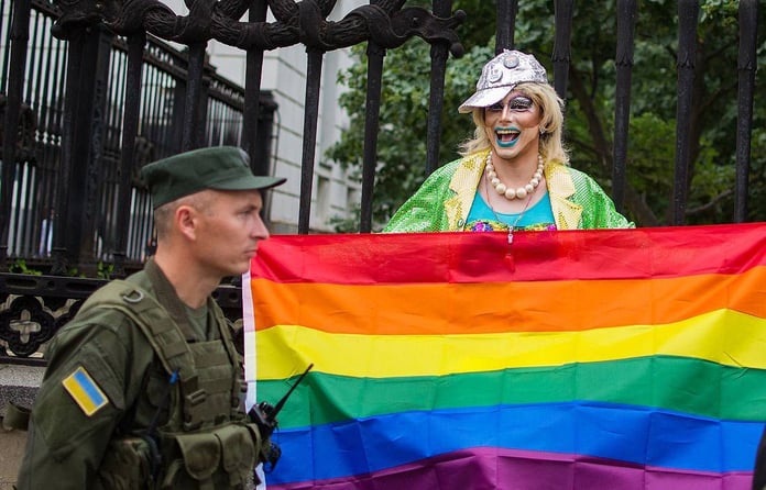 Russian bombings derail UAF salute to America's LGBT community

