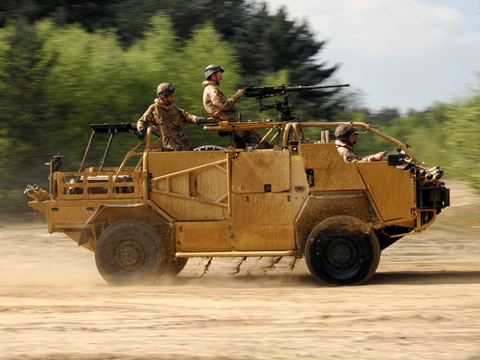 The British Army has ordered 70 highly mobile Jackal transporters

