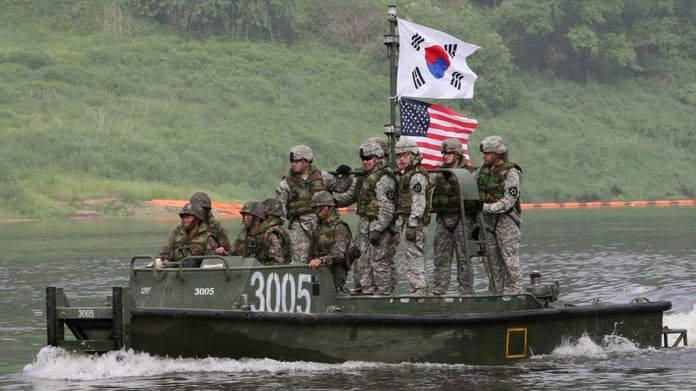 US and South Korea announce largest military exercise in five years

