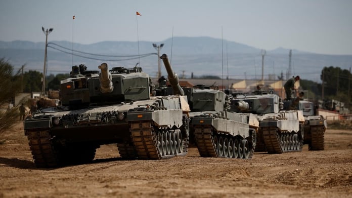 German tanks arrived in Ukraine

