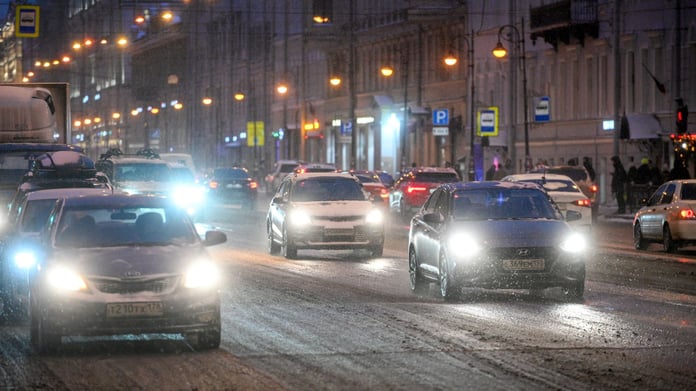 A mass accident with a passenger bus caused a traffic jam on Marshal Zhukov


