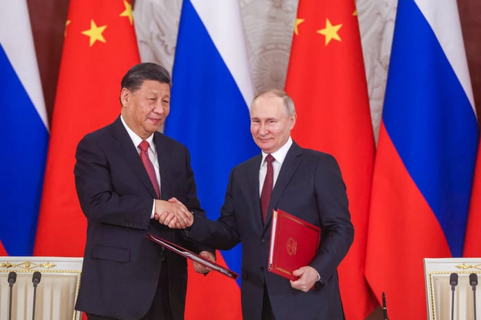 Chinese leader Xi Jinping has called China-Russia relations a model example - Reuters

