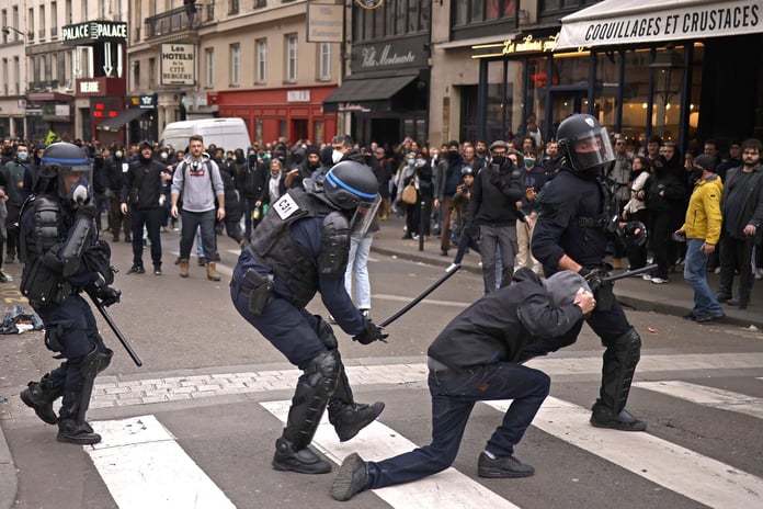 French president not worried about excessive police brutality against protesters - Reuters

