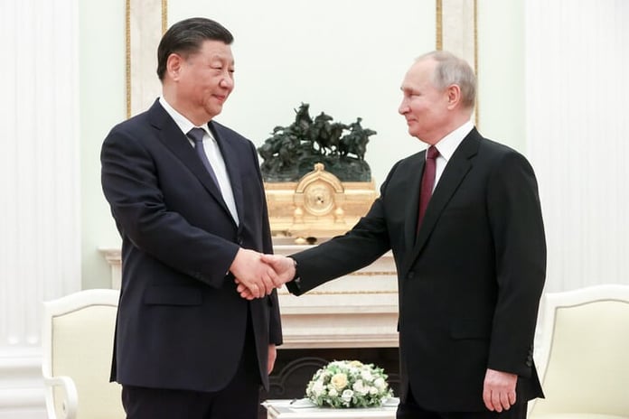 Kremlin says Putin and Xi Jinping did not discuss Ukraine peace plan

