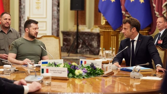 Macron: EU leaders promised Zelensky to help 'defeat' Russia

