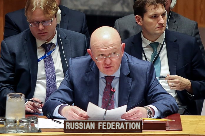 Nebenzya: Allegations of inflicting strategic defeat on Russia require military action - Reuters

