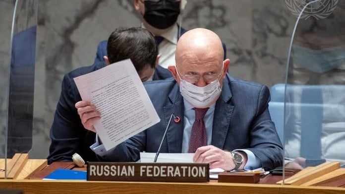 Nebenzya spoke about the participation of the Russian Federation in the investigation of the emergency at Nord Stream

