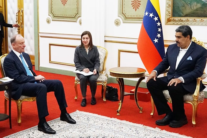 Nikolai Patrushev brought an invitation from Vladimir Putin to Nicolas Maduro to visit Russia - Reuters

