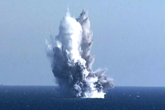 North Korea has tested an underwater nuclear drone that creates a 