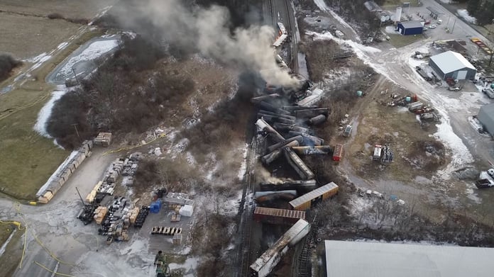 Ohio railroad workers fall ill after chemical disaster

