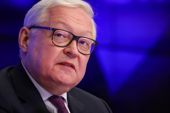Ryabkov said the US is running into a response, wanting to continue drone flights in the Black Sea

