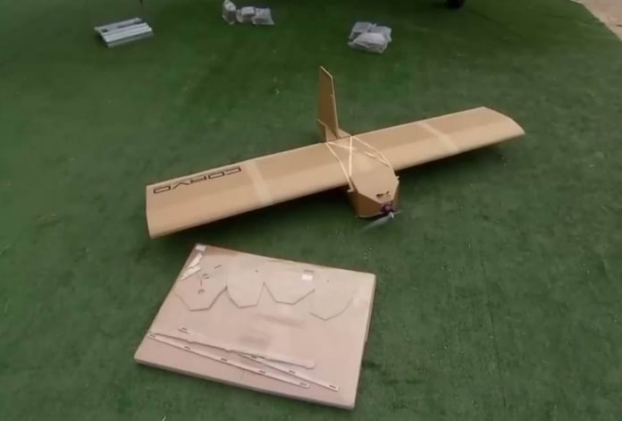 Ukrainian Armed Forces Use Australian Cardboard Drones Against Russian Army

