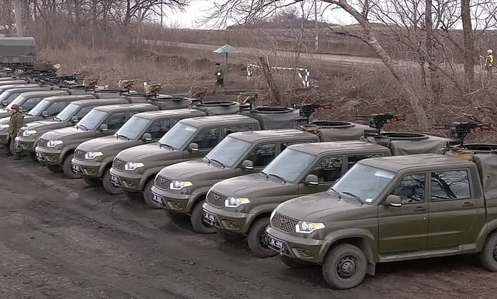 What kind of transport is required by our military in the Donbass

