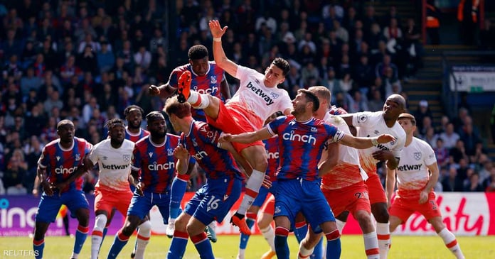 An exciting and goal-rich match.. Crystal Palace beat West Ham

