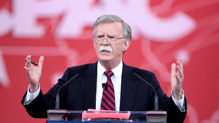 Bolton commented on the Trump affair with the phrase 