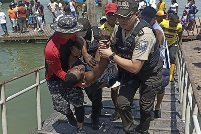 Following an attack by unknown persons on fishermen in Ecuador, at least 9 people died

