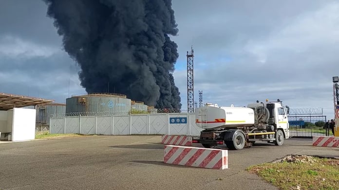 In Sevastopol, a fire broke out at an oil storage facility.  What we know

