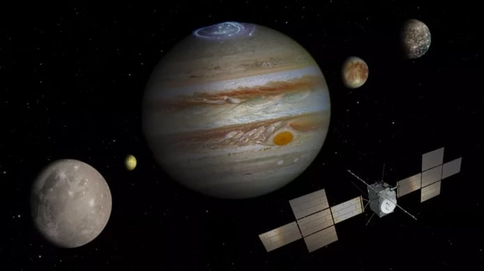  Is there life under the ice.  Europeans launch JUICE spacecraft to Jupiter's moons

