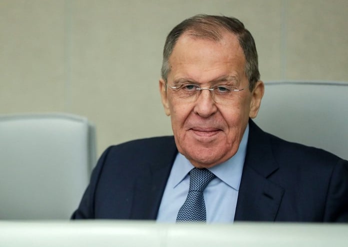 Lavrov praised a Reuters reporter's dress in response to her question about the status of the grain deal

