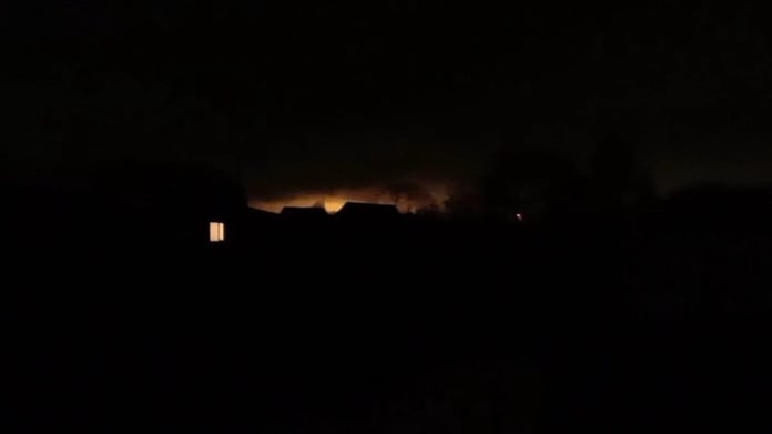 Ukrainian media report fire near Shkolny airfield in Odessa

