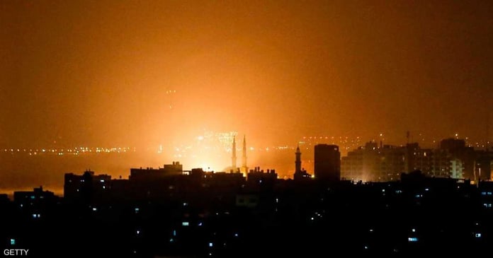 Israeli air raids on the Gaza Strip

