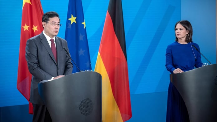 China and Germany argue over sanctions

