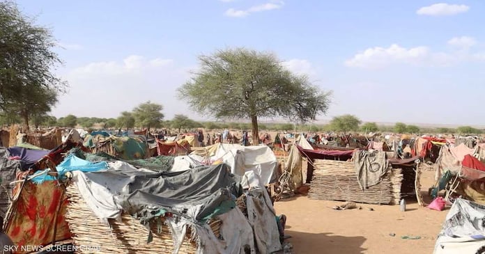 Under tents made of tree branches, Sudanese suffer in Chad

