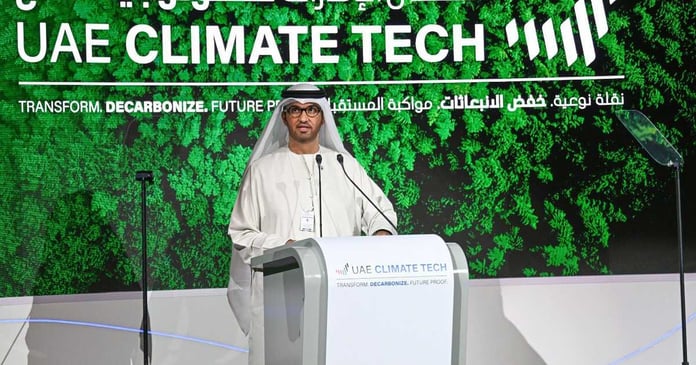 COP28 President calls for investment in technology to fight climate change

